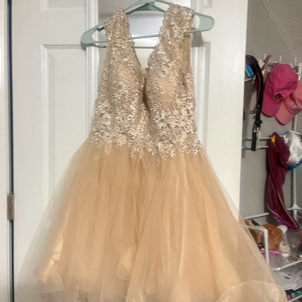 Elegant Cream Women Prom/Hoco Dress